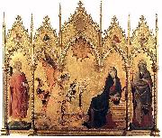 The Annunciation with St. Margaret and St. Asano,, Simone Martini